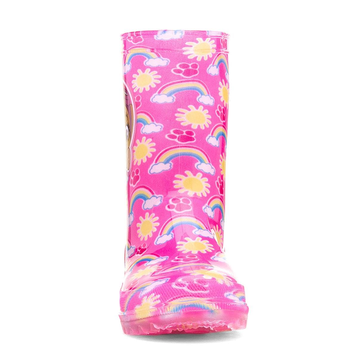 Paw Patrol Kids Pink Rainbow Welly - Size 12 Child UK - Pink