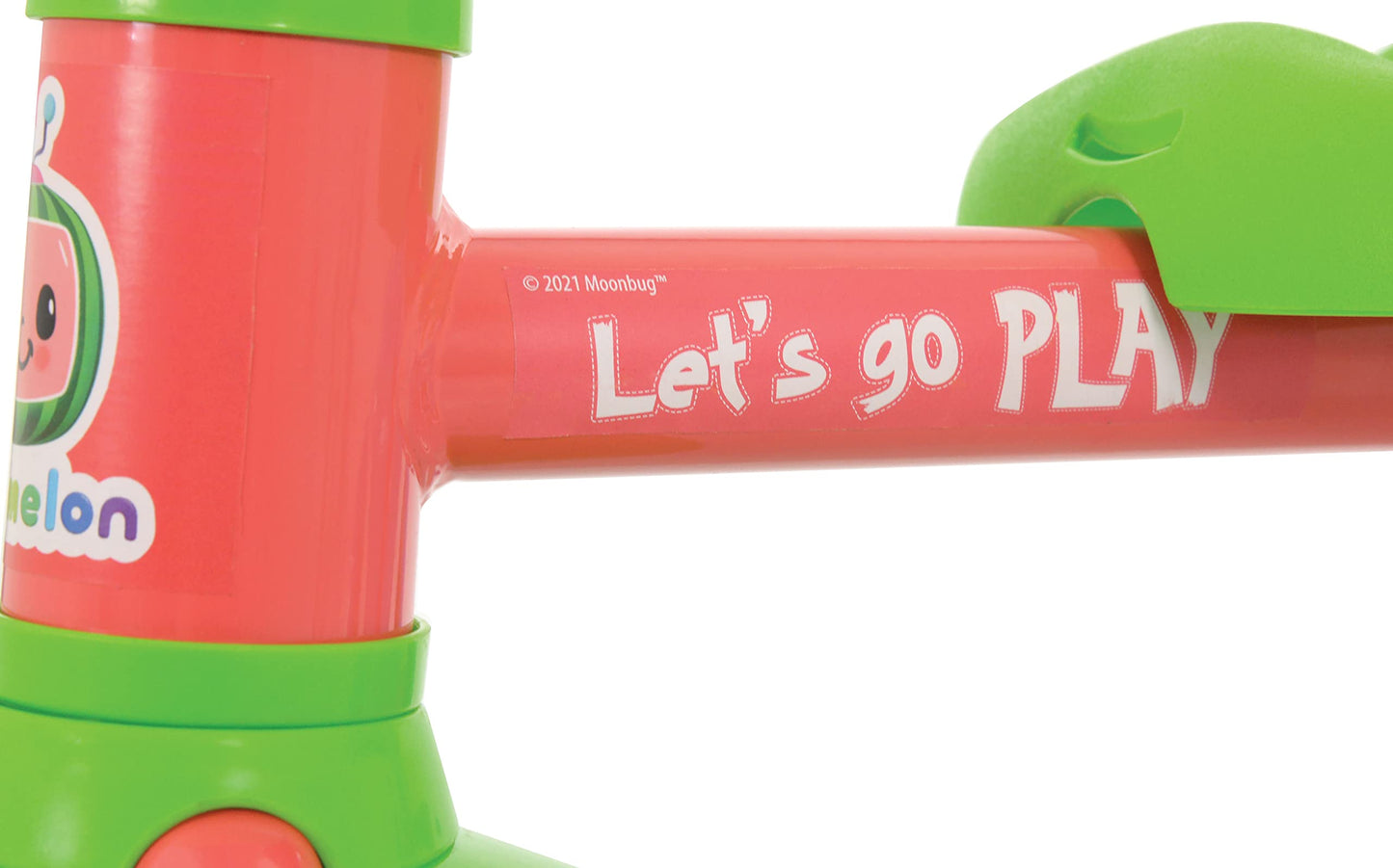 CoComelon My First Trike for Toddlers - Baby Trike with Parent Handle - Adjustable Tricycle - Push Along Bike - 79x44x97cm
