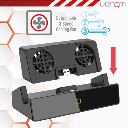 Venom Cooling TV Dock for Nintendo Switch 2 with Detachable Fan and HDMI Output