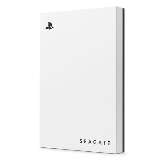 Seagate 5TB Game Drive for PS4 and PS5 with blue LED, external USB 3.0 HDD, officially licensed gaming storage.