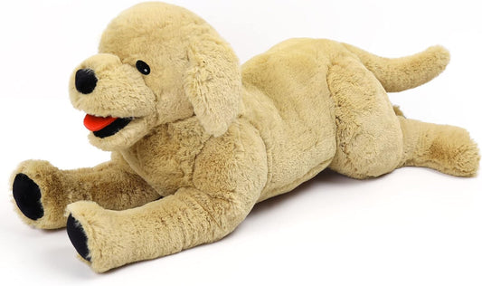 LotFancy Golden Retriever Teddy 53 cm, Large Dog Toys, Cuddly Dog Stuffed Animals Plush Toy, Gift for Kids Pets Girls, Christmas Toys