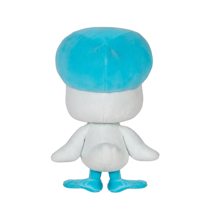 8-inch Pokémon Quaxly plush toy featuring authentic details and vibrant colors, perfect for collectors and fans.