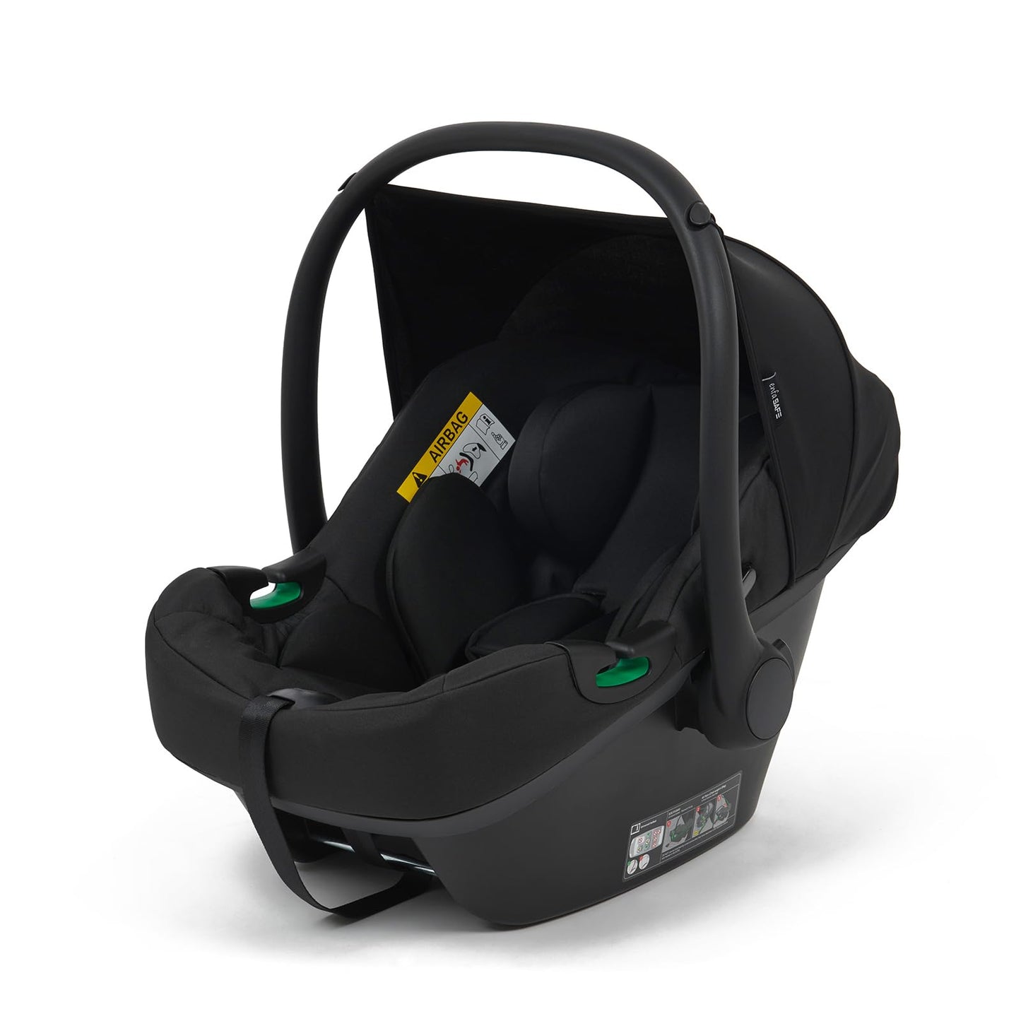 Enfasafe i-Size Infant Car Seat, 40 – 87cm- (up to 13kg) with Newborn Insert, ISOFIX Base Compatible