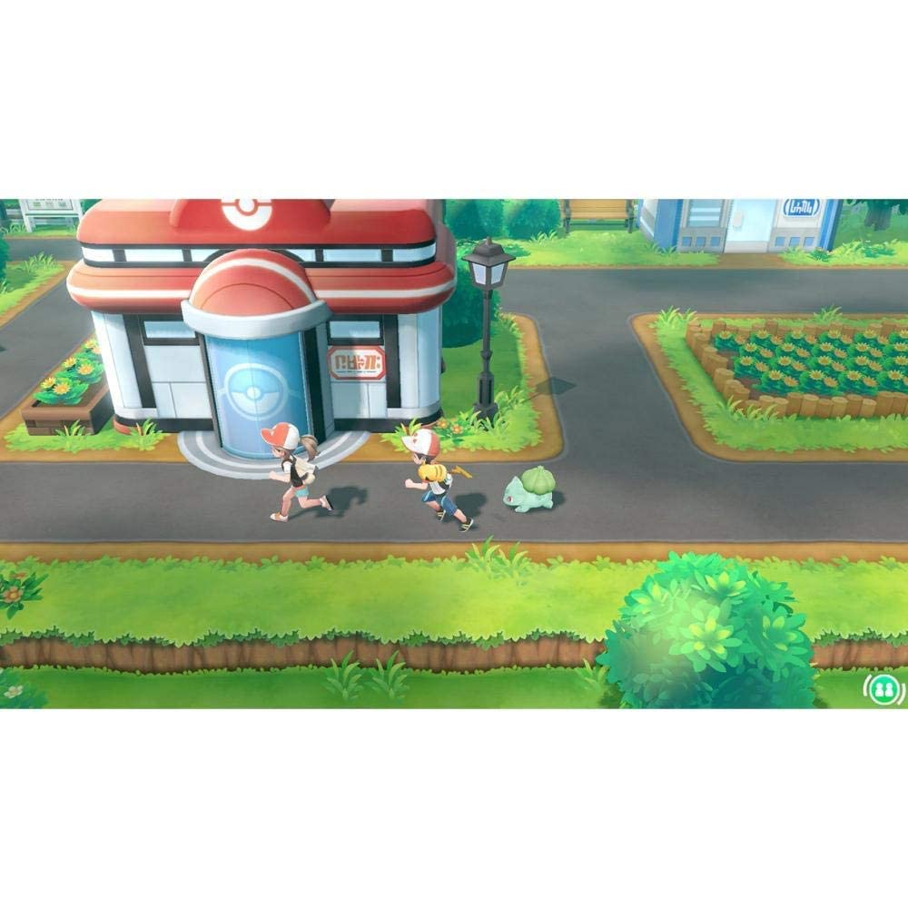 Nintendo Pokémon Let’s Go, Pikachu! Nintendo Switch game cartridge with colorful Pikachu and Pokémon artwork.
