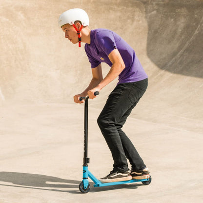 Osprey Stunt Scooter | for Boys Girls Kids and Adults, Kick T-Bar Street Pro 360 Spin Scooter with ABEC 5 Bearings and Ergonomic Handlebars, Multiple Colours, Blue