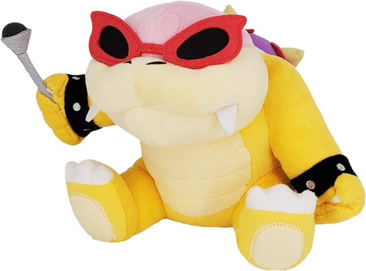 Super Mario Roy Koopa plush toy from Nintendo Together+ collection, 15 cm, soft and detailed Super Mario character plush.