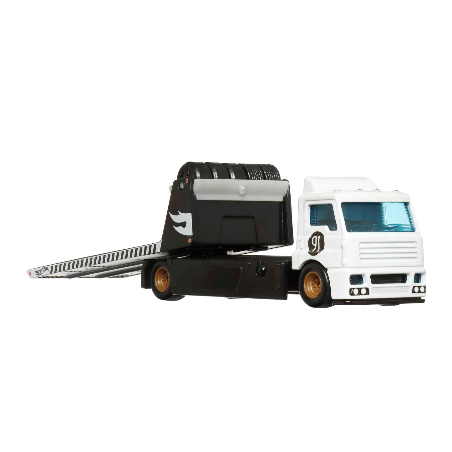 Hot Wheels Premium Collect Display Sets with 3 1:64 Scale Die-Cast Cars & 1 Team Transport Vehicle, Collectors’ Favorites, 2 Sets in the Assortment for Collectors of All Ages