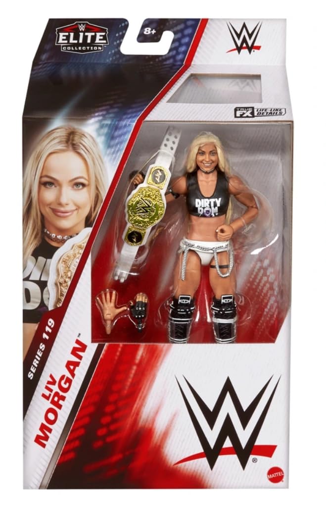 WWE Liv Morgan With Womens Championship Belt Mattel Elite Collection Series 119 Wrestling Action Figure Toy