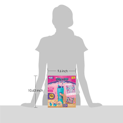 Imagimake Spin n Pop DIY Bracelet Making Kit | Jewellery Craft Kits for Kids | Friendship Bracelet Maker | Make Your Own Beads | Teenage Girls Gifts | 8 Year Old Girl Gifts | Gifts for Teenage Girls