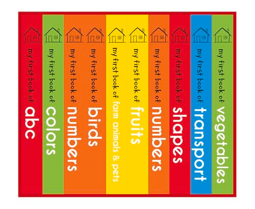 My First Library: Boxset of 10 Board Books for Kids: Boxset for Kids (Pack-1) (Early Learning)