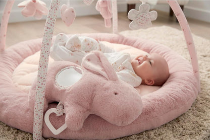 Mamas & Papas Interactive Activity Baby Playmat & Gym, Welcome to The World Playmat, Pink