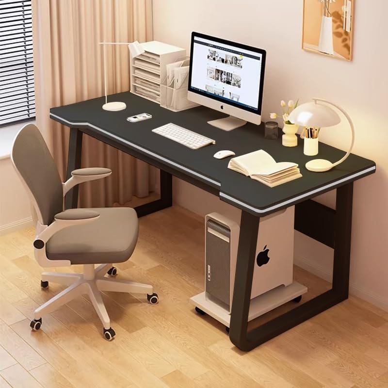XUEGW Gaming Desk, PC Table Student Writing Desks, Modern Wood Desk for Computer, Gamer Table for Home, Office