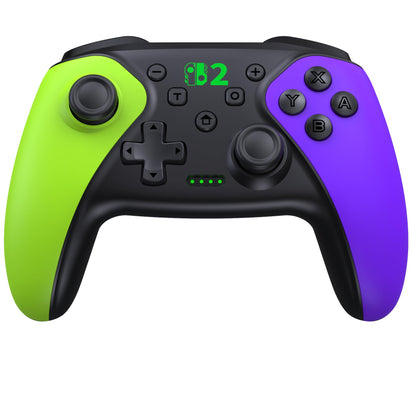 Wireless BEBONCOOL GAMING Switch 2 controller with programmable buttons, vibration, turbo, and wakeup for Switch, Lite, OLED, Android, iOS, and PC