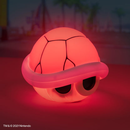 Super Mario Red Shell Light with Sound - Officially Licensed Nintendo Merchandise, Gaming Home Décor, Game Room Light | Paladone
