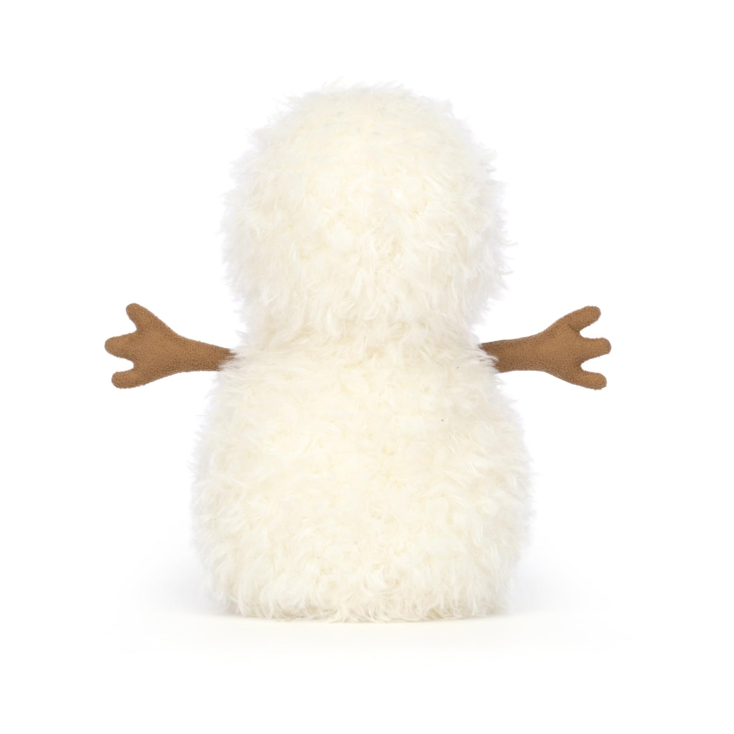Jellycat Little Snowman plush toy, 18 cm tall, with a cheerful expression and soft fabric, perfect for winter cuddles.