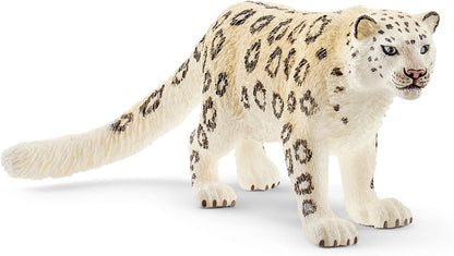 SCHLEICH 14838 Snow Leopard Wild Life Toy Figurine for children aged 3-8 Years
