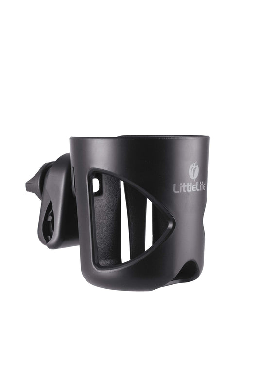 LittleLife Buggy And Pushchair Universal Cup Holder Adjustable Bottle Organiser for Stroller, Drink and Coffee Cup Holder, Single