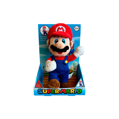 Simba 109231533 Super Mario Poseable, 25 cm Plush Figure, Arms and Legs Movable, Nintendo from 3 Years