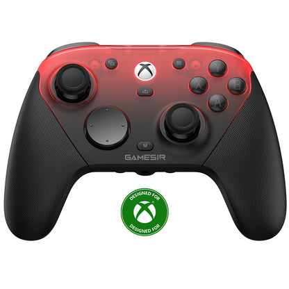 GameSir G7 Pro wired gaming controller for Xbox Series X|S, Xbox One, and PC with TMR sticks, Hall effect triggers, black finish.
