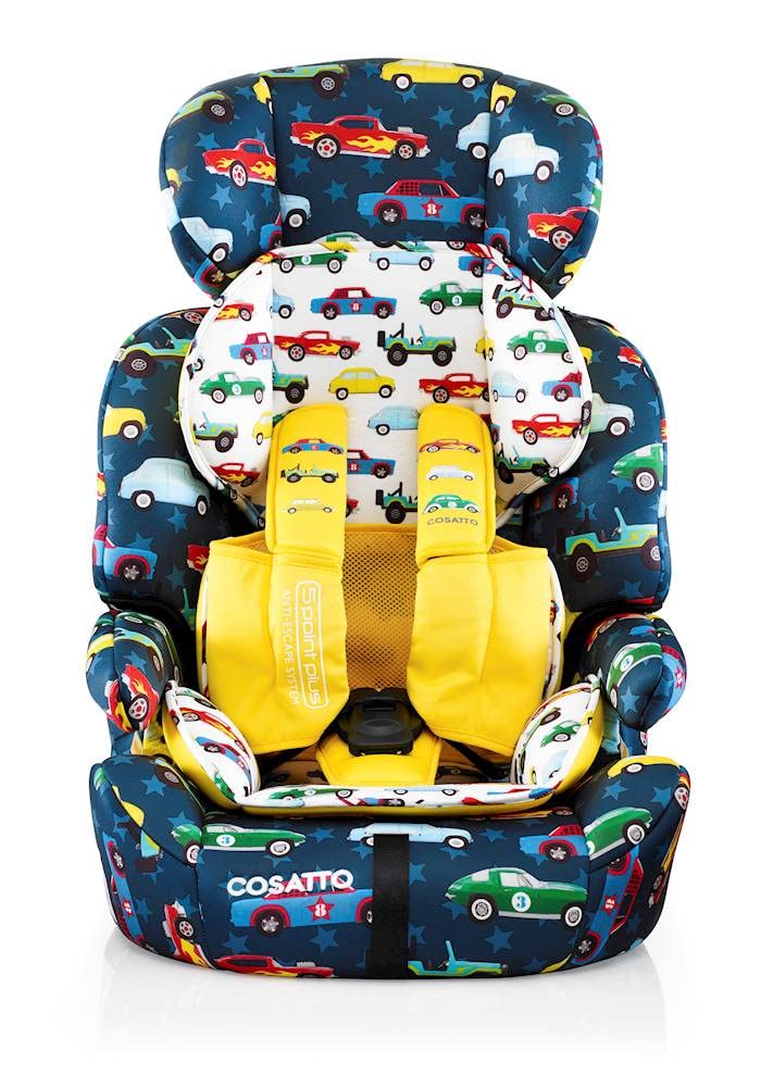 Cosatto Zoomi Car Seat - Group 1 2 3, 9-36 kg, 9 Months-12 Years, Side Impact Protection, Forward Facing (Rev Up)