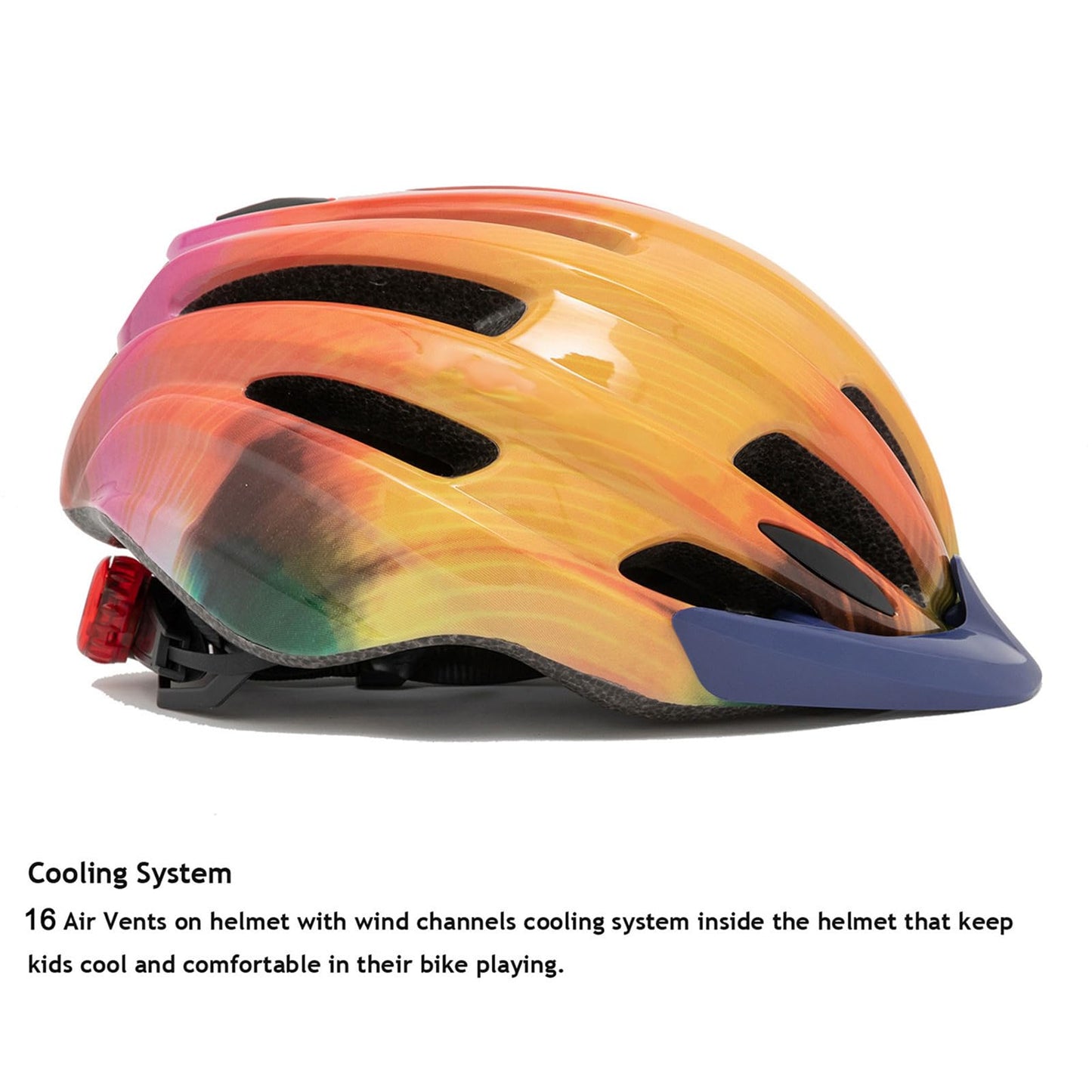 Kids Bike Helmet, Boys Girls Bike Helmet Child Cycle Helmet Childrens Bicycle Helmet Cycling Helmet 50-57cm