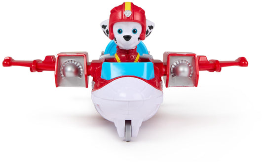 Paw Patrol: Air Rescue Marshall Action Figure & Hero Hydro Plane Toy with Projectile Launcher & 2 Projectiles, Kids’ Toys for Boys & Girls Aged 3+