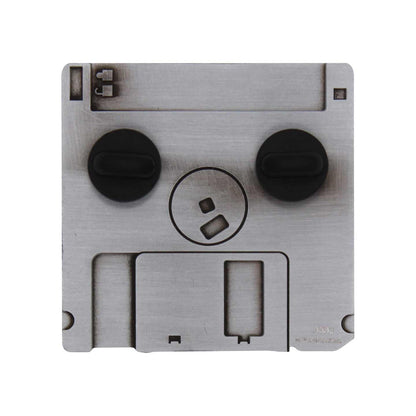 FaNaTtik DOOM floppy disk limited edition pin badge, collectible metal gaming merchandise for fans and collectors.