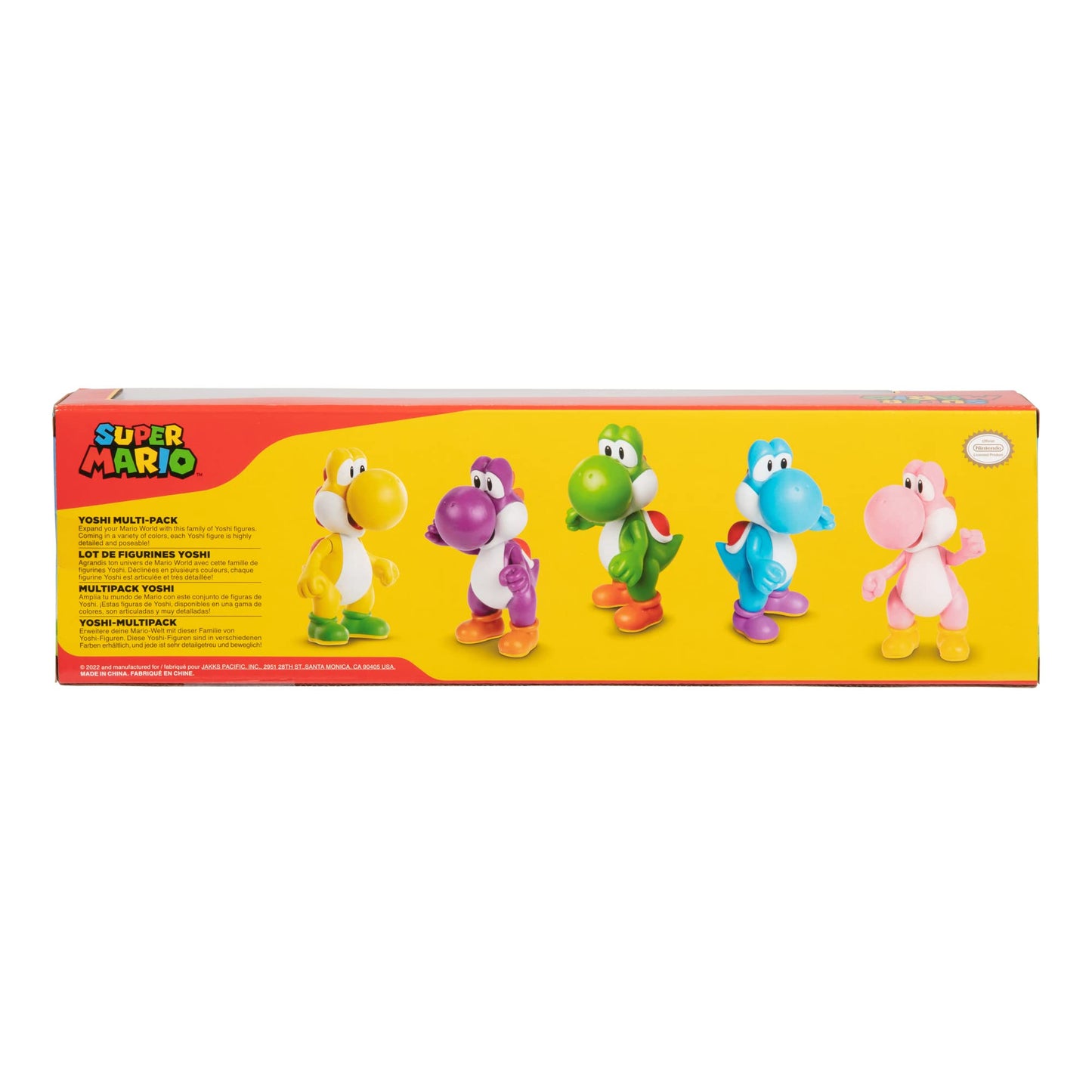 Nintendo Yoshi Figures Set of 5, 6.5 cm
