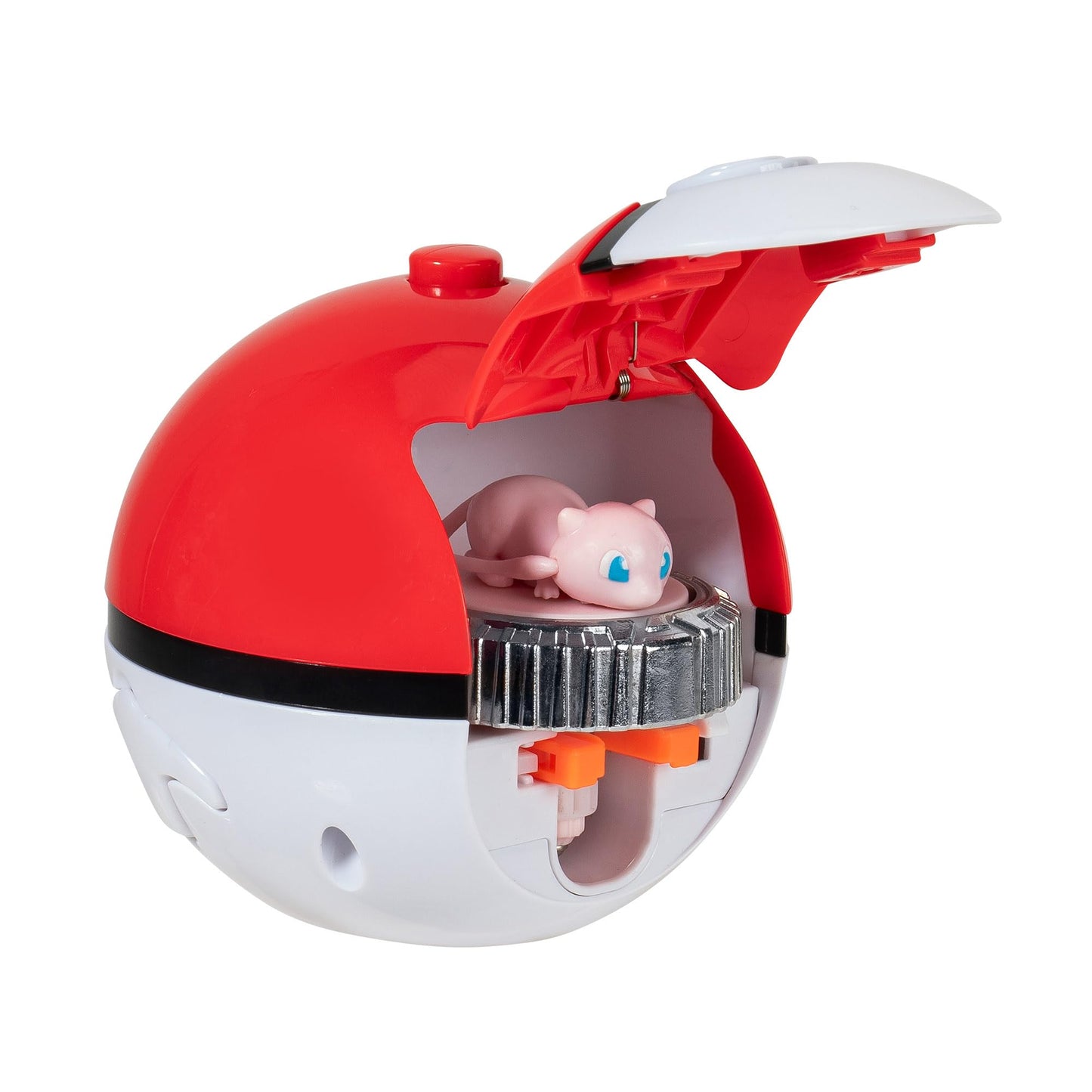 Pokémon Battle Spinner Arena Set with two spinners, Poké Ball launchers, and colorful battle arena for exciting gameplay.