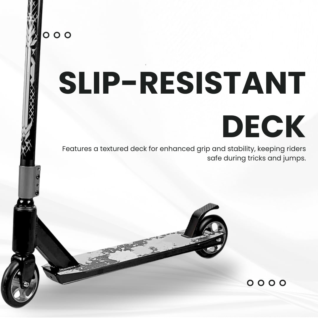 Trendi Pro Stunt Scooter | 360° Spin Handlebar Freestyle With ABEC-7 Bearings | Durable Street Tricks for Boys, Girls & Teens Age 6+