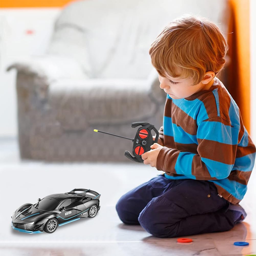 HATFRYF Remote Control Drift Cars, Black Remote Control Vehicle, Cool RC Drift Race Cars, Kids RC Drift Car, Model Toy for Boys - Driftable, Gifts for Kids Boys, 22 × 10 × 7 CM