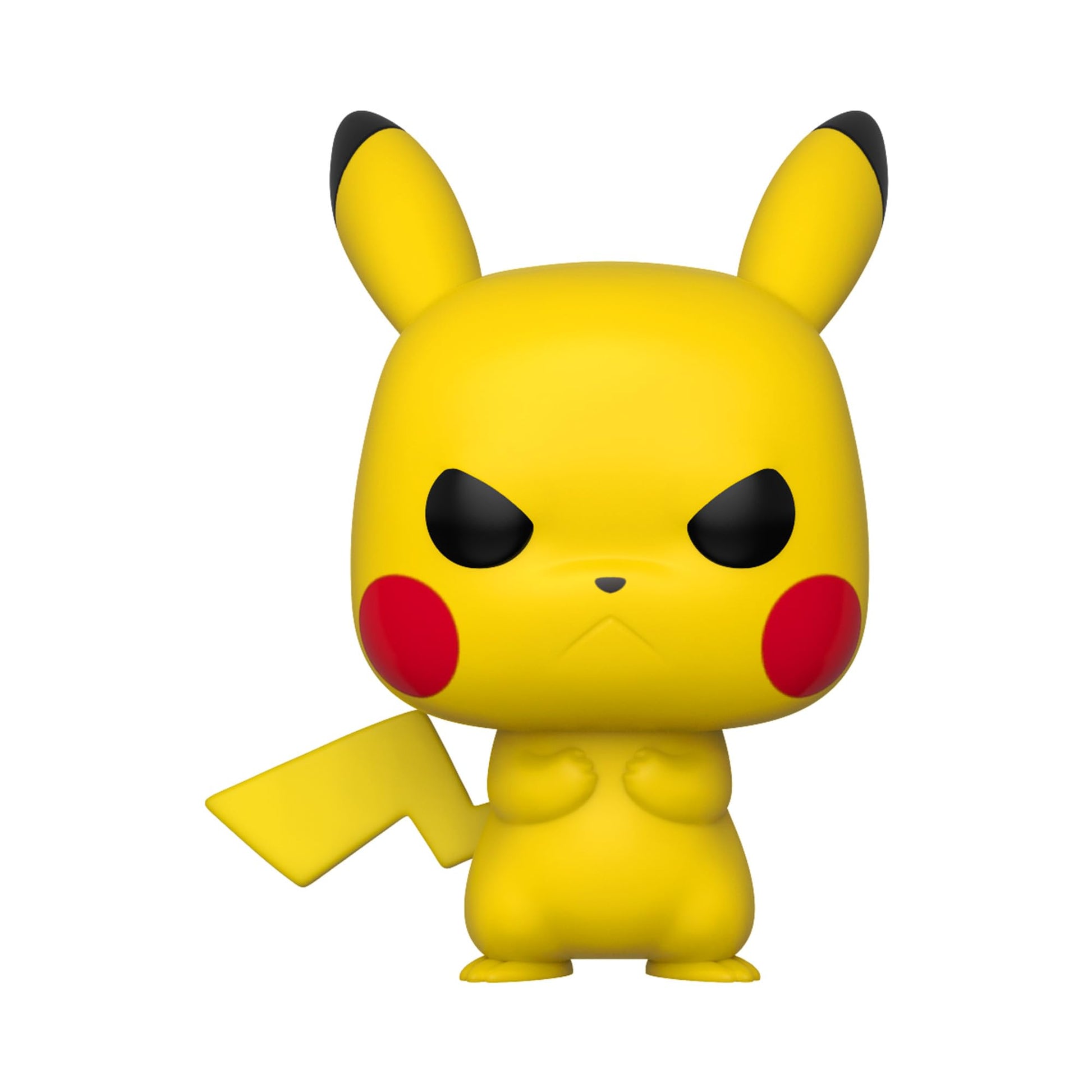 Grumpy Pikachu Funko Pop! vinyl figure from Pokemon, featuring a collectible design for fans and collectors.