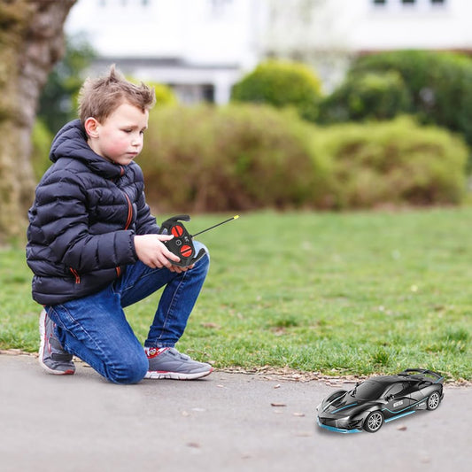 HATFRYF Remote Control Drift Cars, Black Remote Control Vehicle, Cool RC Drift Race Cars, Kids RC Drift Car, Model Toy for Boys - Driftable, Gifts for Kids Boys, 22 × 10 × 7 CM