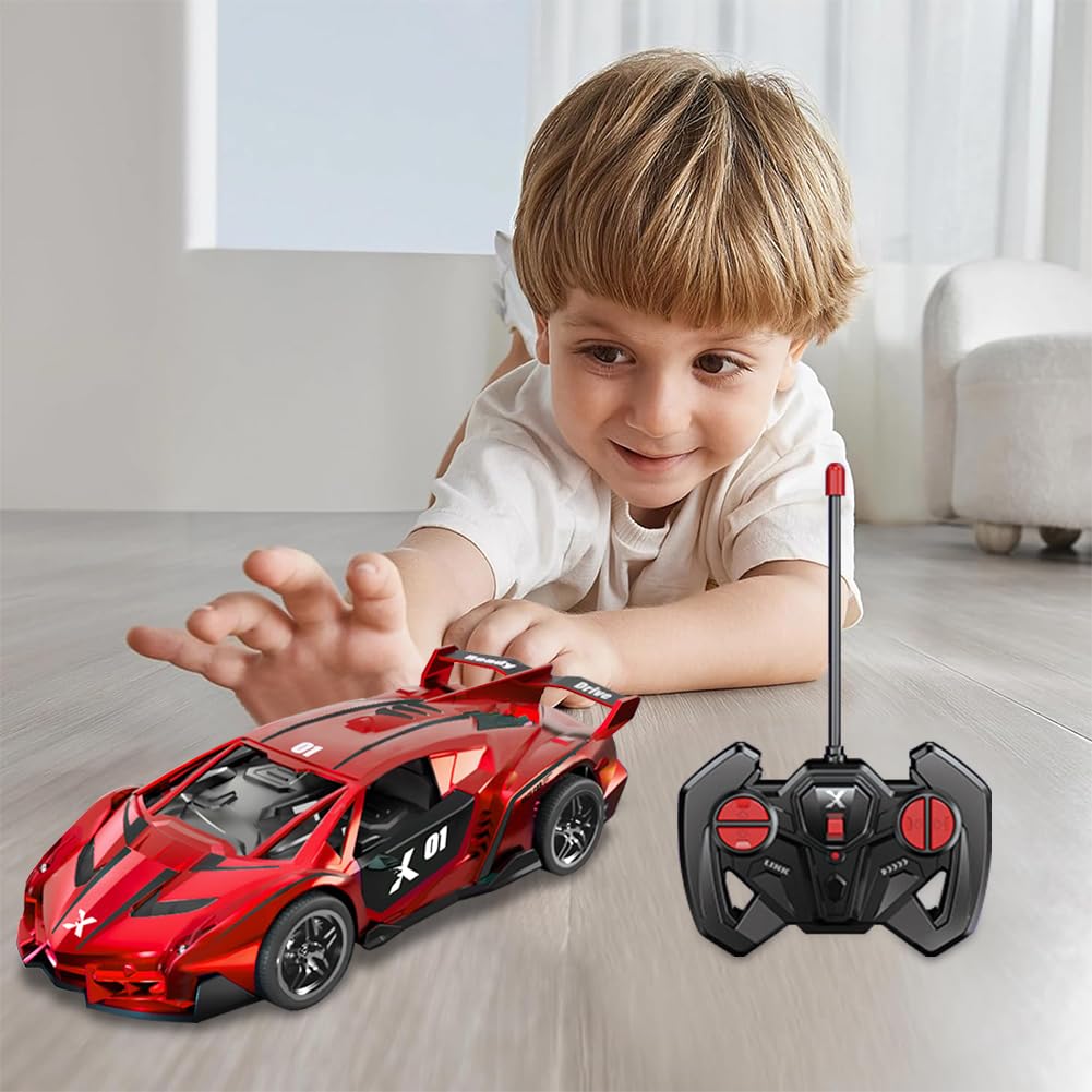 HATFRYF RC Drift Car, Cool Electric Remote Control Car, 1:22 Remote Control, Kids Toy Vehicle, Model Toy for Boys - Driftable, Gifts for Kids Boys