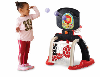 VTech 3-in-1 Sports Centre, Red/Black, 660 x 580 x 440 millimeters