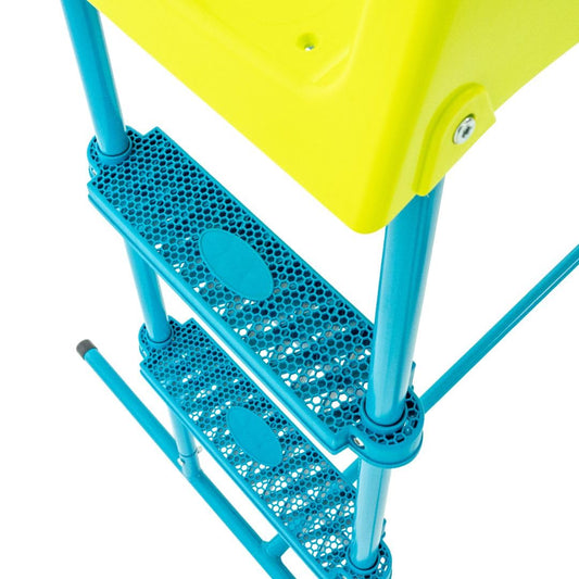 TP Toys Metal Double Swing, Glide Ride & 6ft Slide Set – Outdoor Garden Play Set with Height Adjustable Swings, Sturdy Frame & Comfy Seats for Up to 4 Kids, Aged 3+ Kids Outdoor Playground