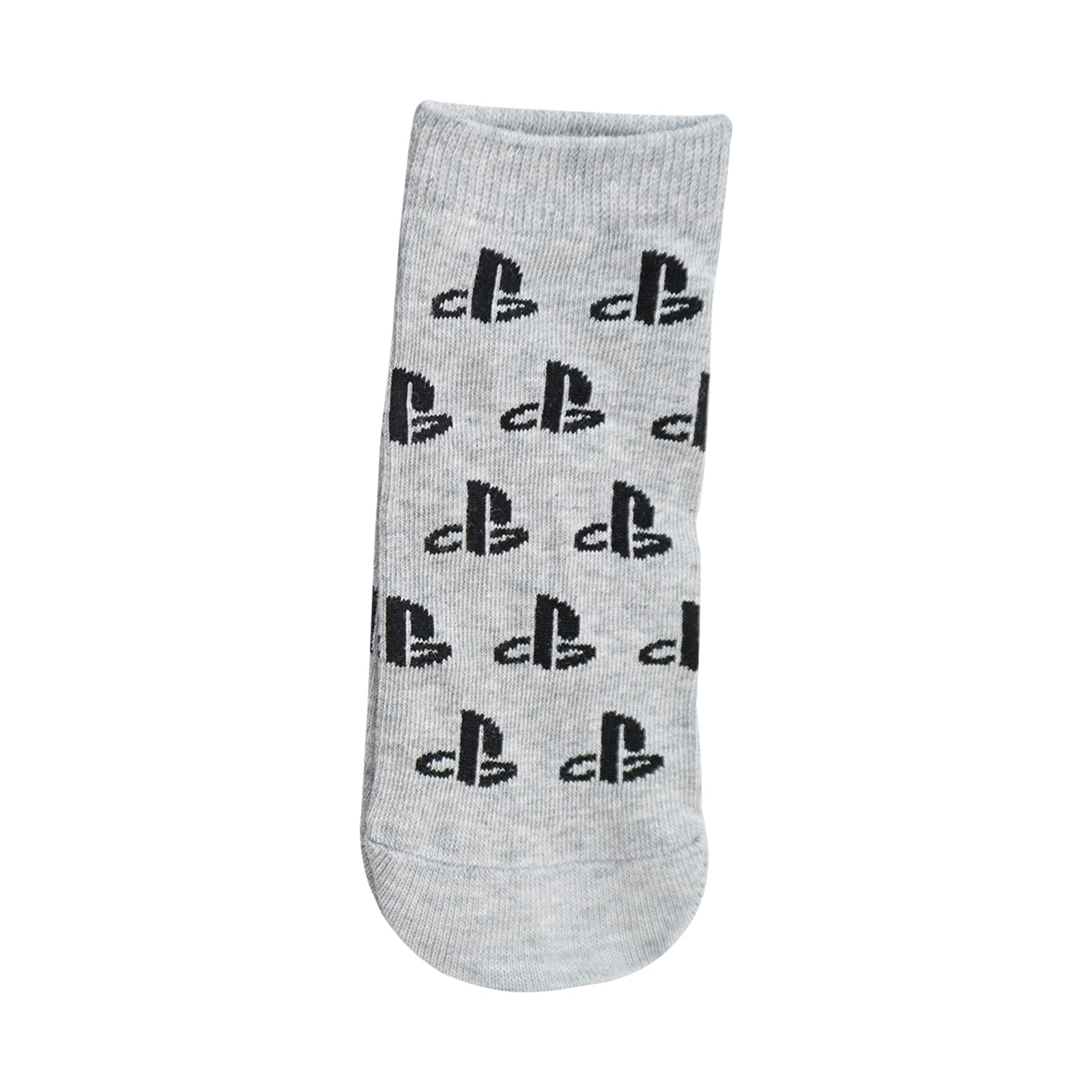PlayStation official boys and girls trainer socks in a 3-pack, size 12.5-3.5, for ages 6-9 years, with PlayStation branding.