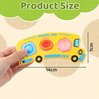 AYESY Fidget Popper Sensory Toys, Pop Fidget Toys for Toddlers 12+ Month, Baby Montessori Toys for Stress Relief, Airplane Travel Activities, Autism Gift for Boys Girls