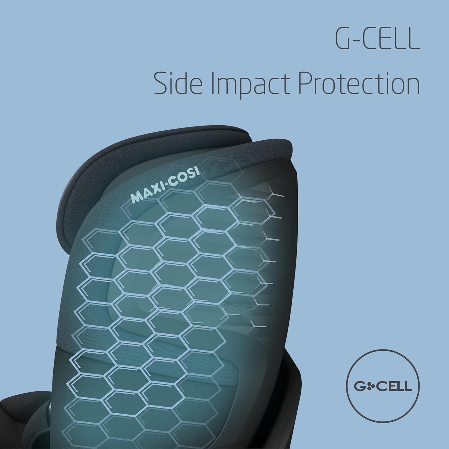 Maxi-Cosi Emerald S i-Size, 360 Swivel Baby car seat, 0-12 Years 40-150cm, Group 0+123 car seat, Isofix 0-36 kg car seat, Rearfacing, 4 Recline Positions, G-Cell Side Impact Protection, Tonal Black