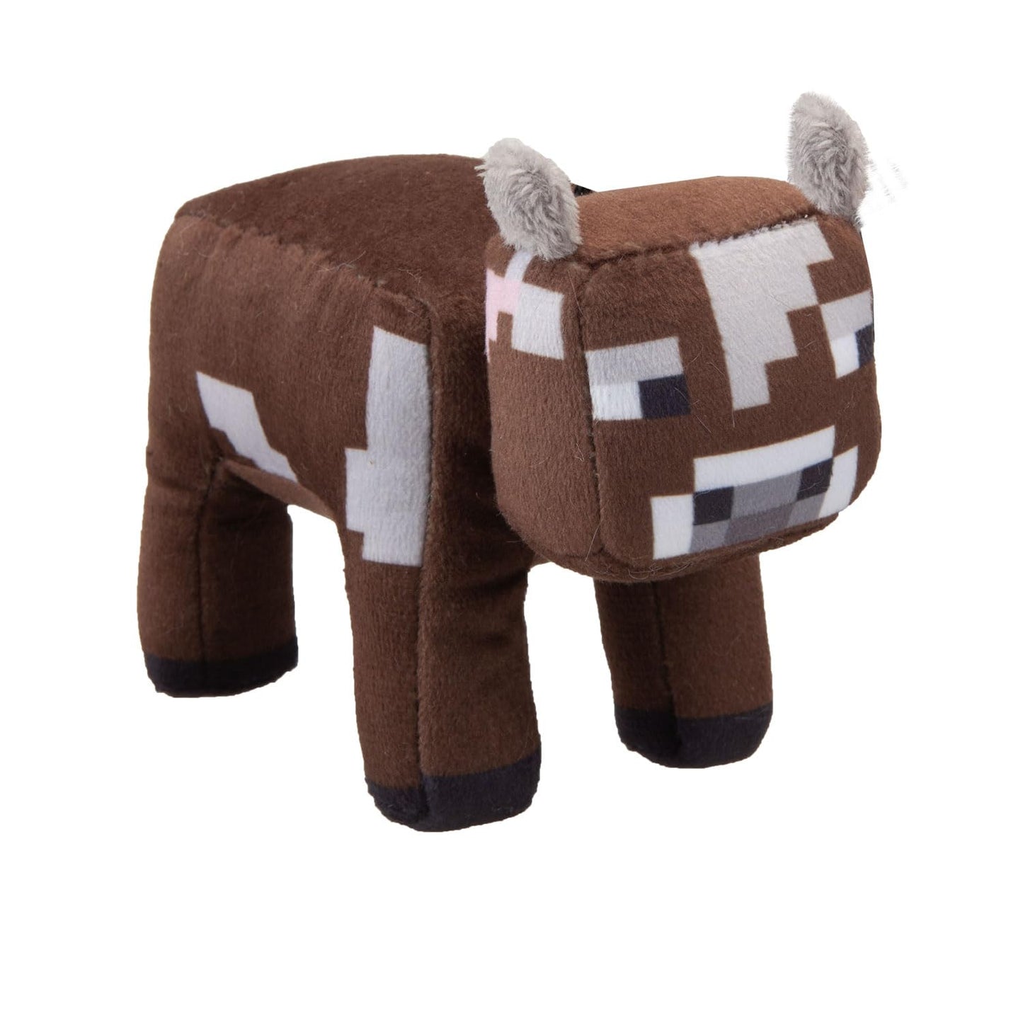 VFM - Minecraft Cow Soft Toy Clip On Video Game Character-Officially Licensed Toy Plush Stuffed Toy Plush Toy Cute Stuffed Plushie, Gifts for Birthday, Valentine's Day Christmas - 13cm Brown