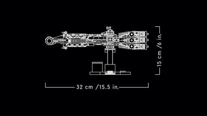 LEGO Star Wars Tantive IV model kit, detailed starship replica from A New Hope for adult collectors and fans.