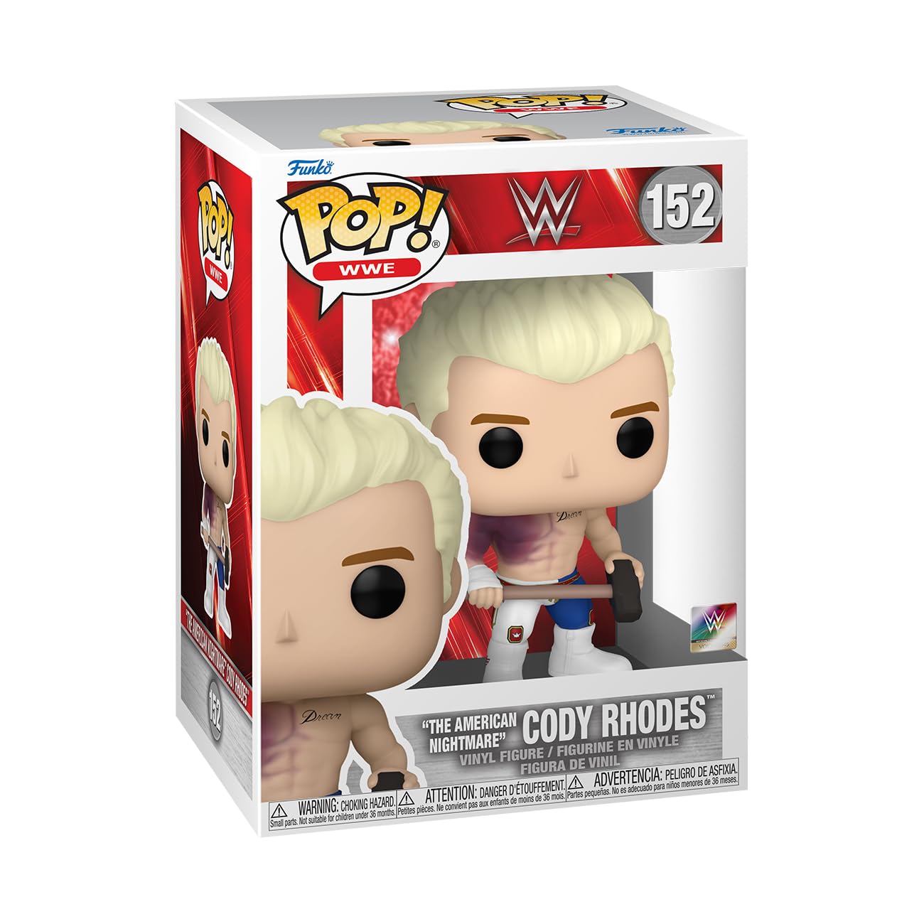 Funko Pop! WWE: Cody Rhodes - (HIAC) - Collectable Vinyl Figure - Gift Idea - Official Merchandise - Toys for Kids & Adults - Sports Fans - Model Figure for Collectors and Display