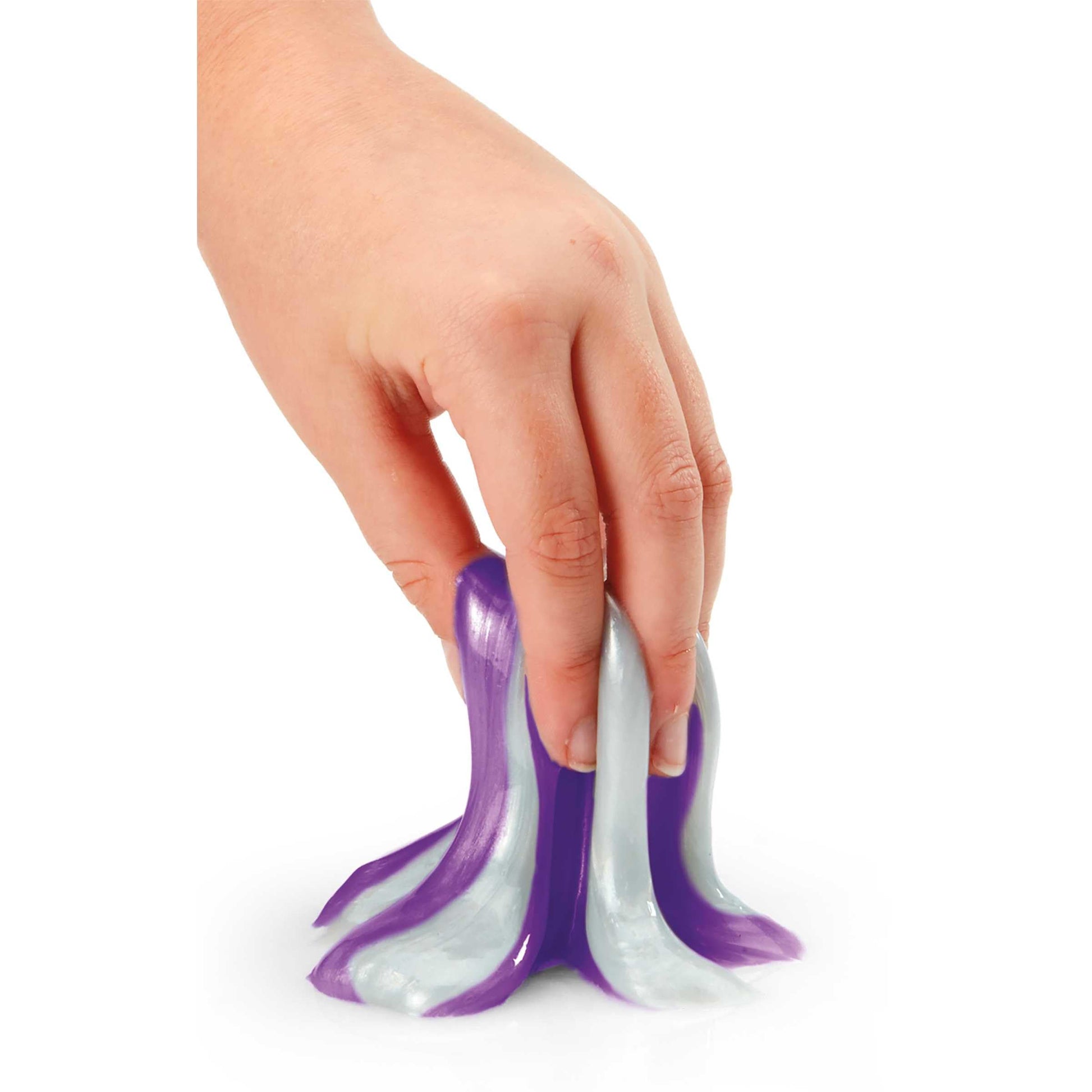LEXIBOOK Slimy Mix Kit with 12 vibrant colors and accessories, perfect for creating colorful slime at home.
