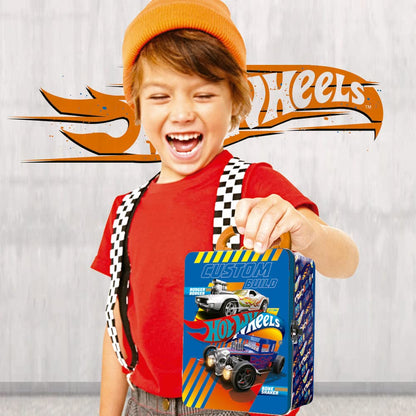 Hot Wheels 1:64 Scale cars Metal Car Carry Case I 18 Toy Car Storage & Organiser I Gift for Collectors & Kids Ages 3 Years Old & Up I 3D lid design I (Cars not included)