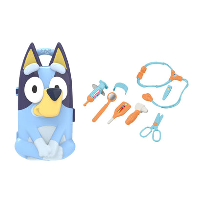 HTI Bluey's Medic Case | Including 10+ Accessories With Carry Case | Pretend Kids Doctor Kit Medical Playset | Childrens Emergency Medic Kit Set | Pretend Roleplay Educational Toys | 3+