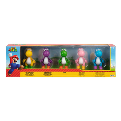 Nintendo Yoshi Figures Set of 5, 6.5 cm