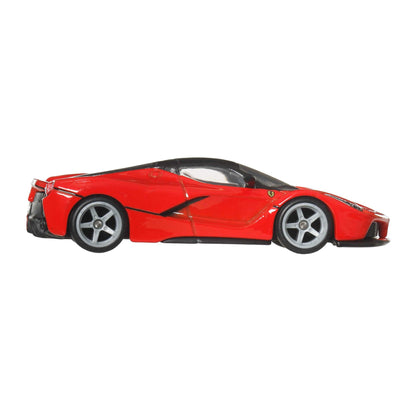 Hot Wheels Car Culture Vehicle, Eurospeed LaFerrari Model, Premium 1:64 Scale Die-Cast Toy Car with Real Riders Tires and Metal/Metal Body & Chassis, JBK55