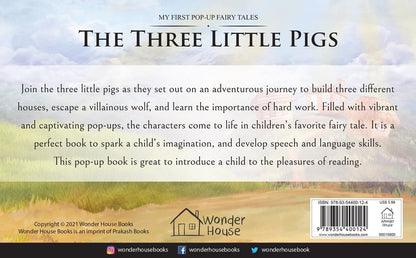 My First Pop-Up Fairy Tales - Three Little Pigs : Pop up Books for children