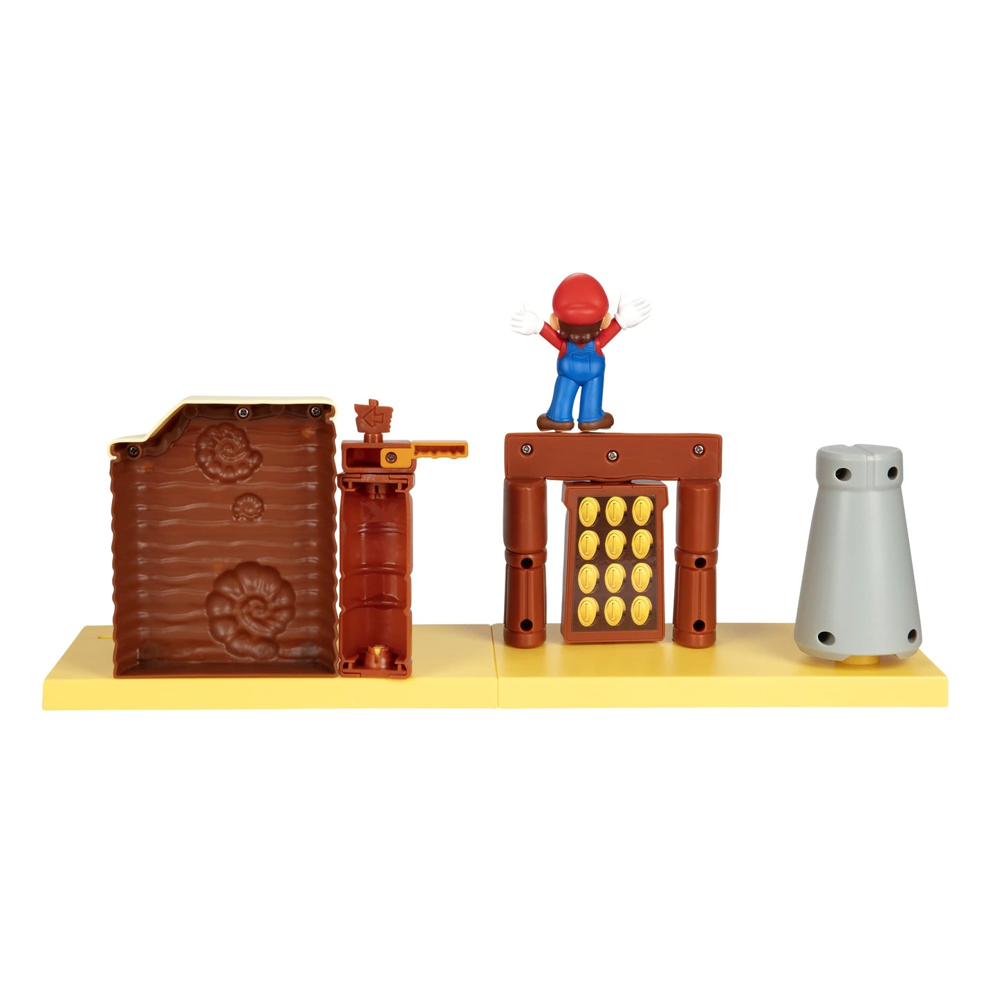 Nintendo Super Mario Desert Playset with 2.5-inch Mario action figure, ideal for play and display, suitable for kids and collectors.