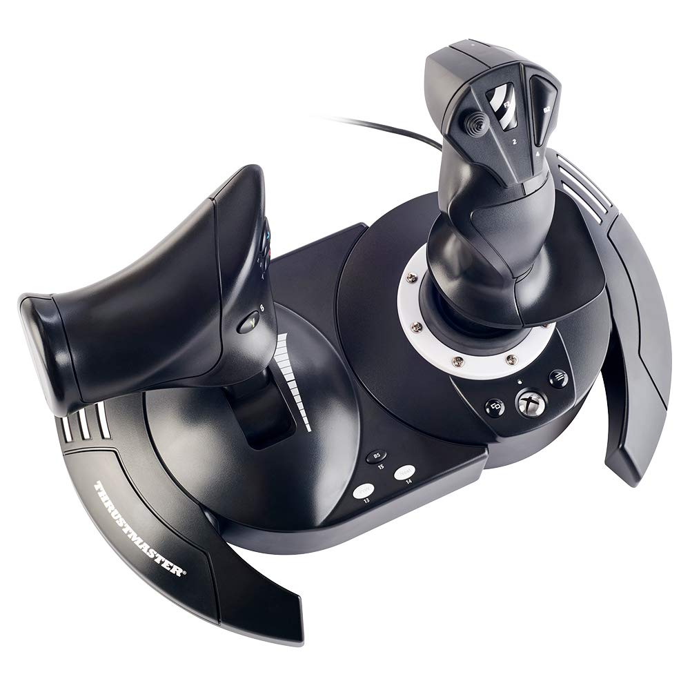 Thrustmaster T.Flight Hotas One flight stick with detachable throttle for Xbox Series X|S and PC, featuring ergonomic joystick and official license
